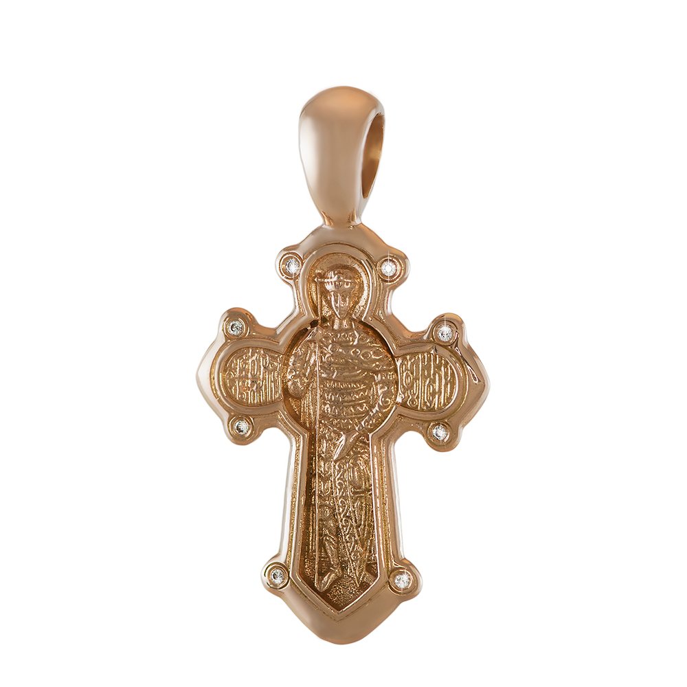 Pełny krzyż z ukrzyżowaniem z kamieniami - obrazek 5