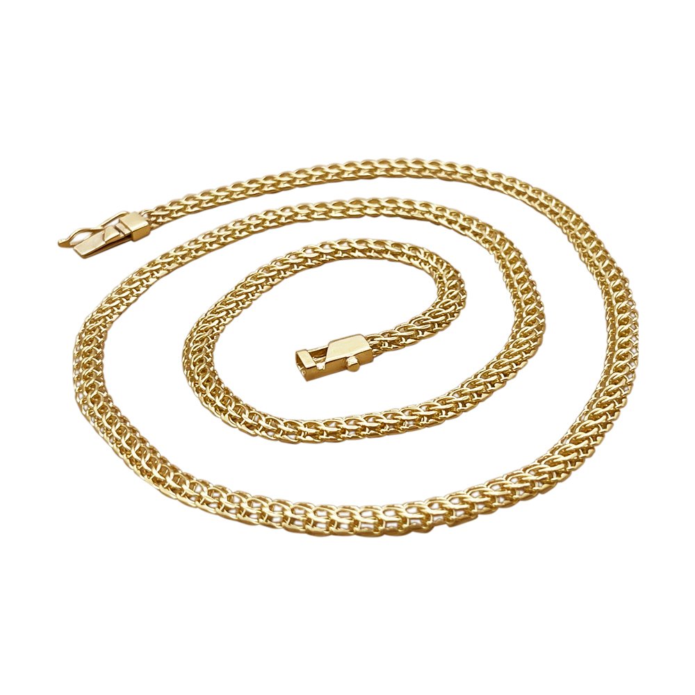 Łańcuszek "Charlotte" w kolorze cytrynowego złota - obrazek 2