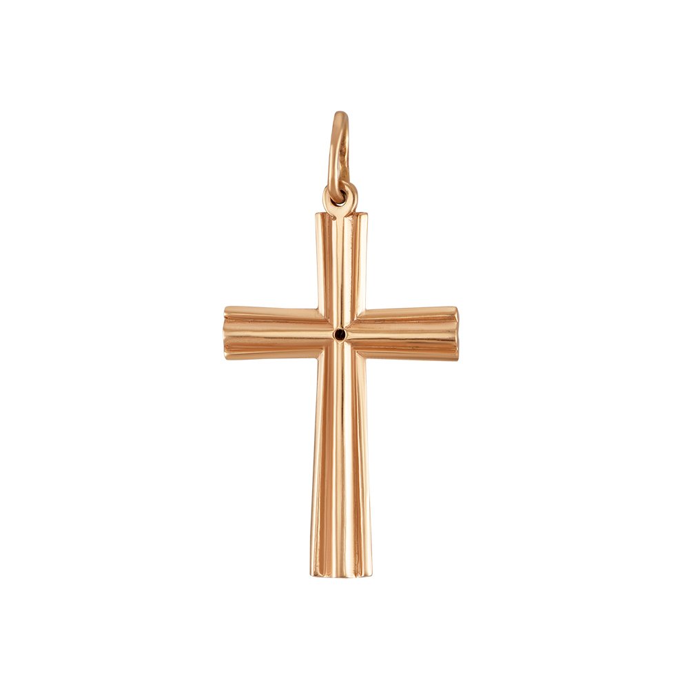 Хрест декоративний з чорним діамантом - Зображення 2