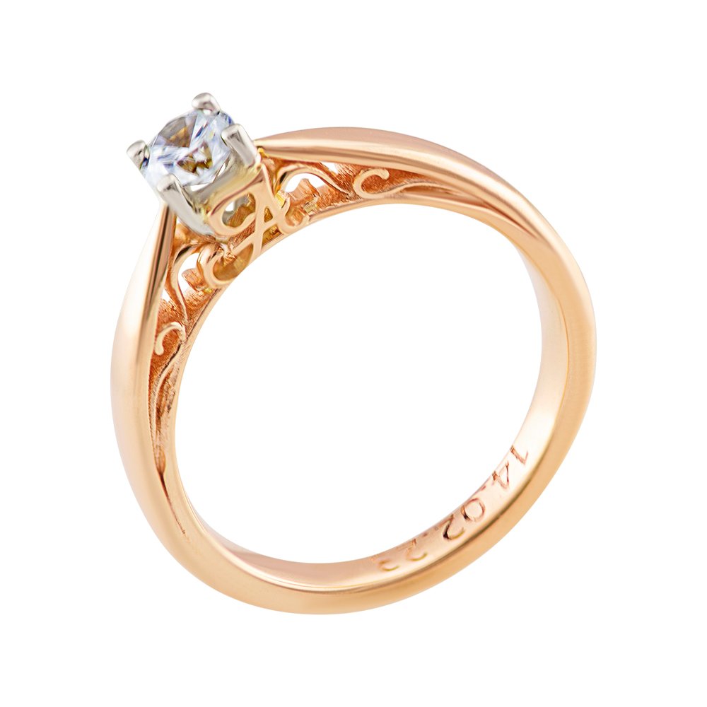 Pierścionek zaręczynowy "Lovebirds" - obrazek 4