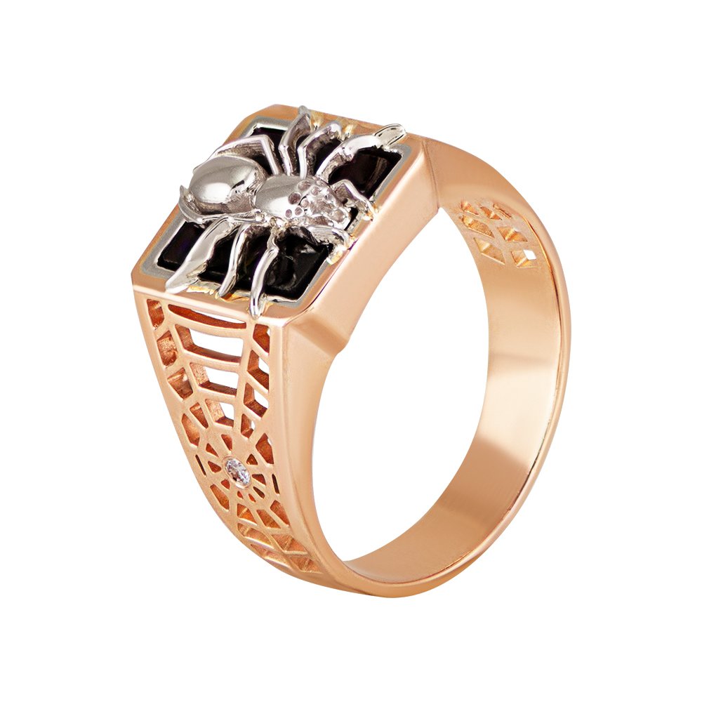 Signet with spider and cobwebs - Image 4