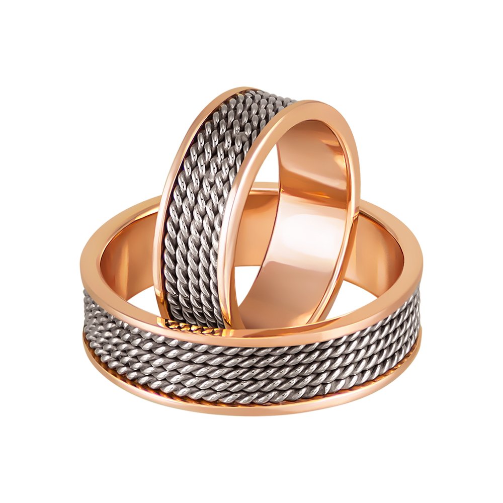 Obrączka ślubna "Spiralne koło" - obrazek 5