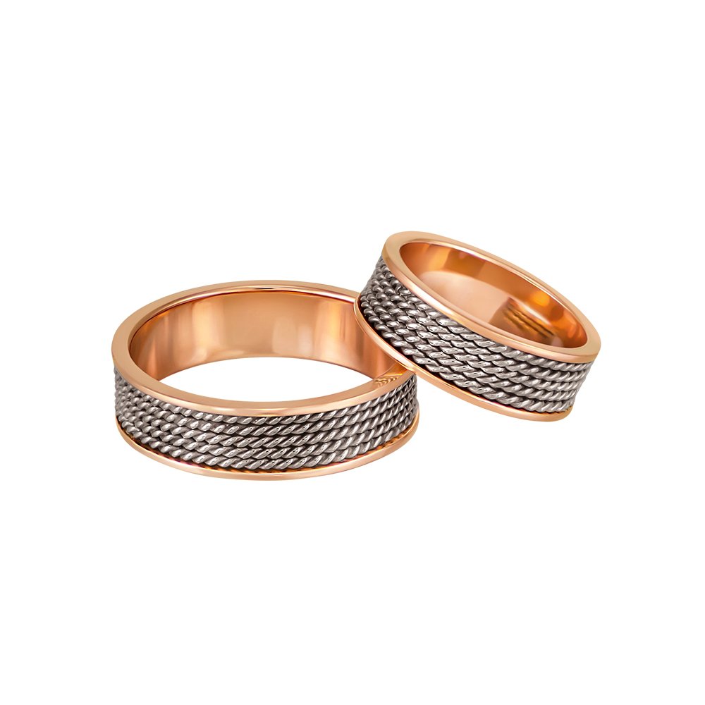 Obrączka ślubna "Spiralne koło" - obrazek 4