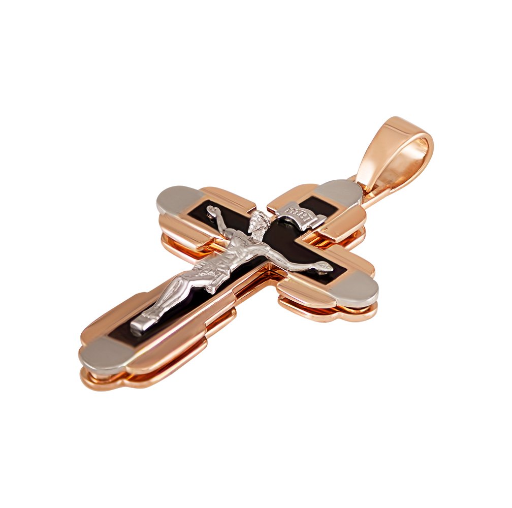 Simple cross with enamel - Image 2