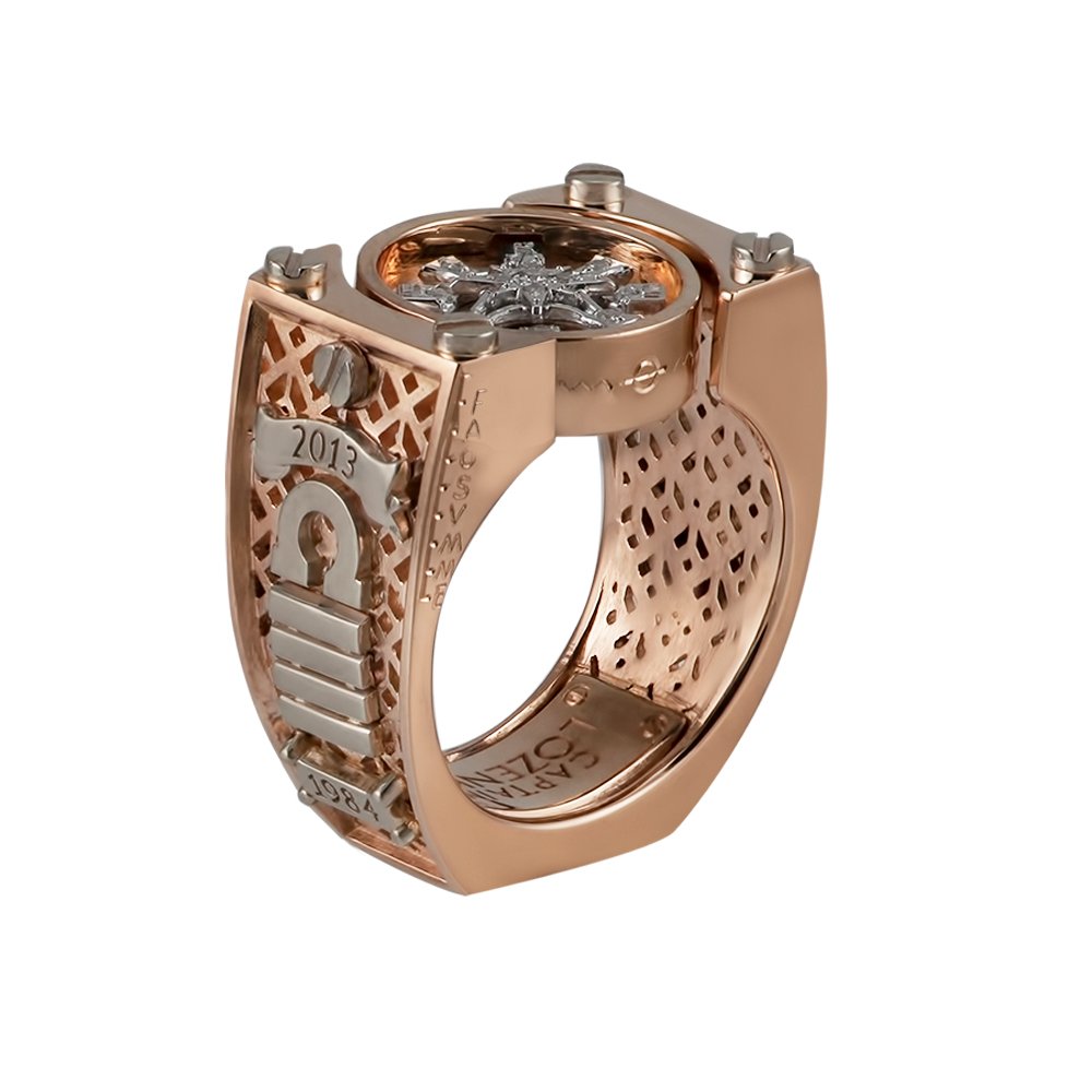 Men's signet "Triskelion" - Image 5