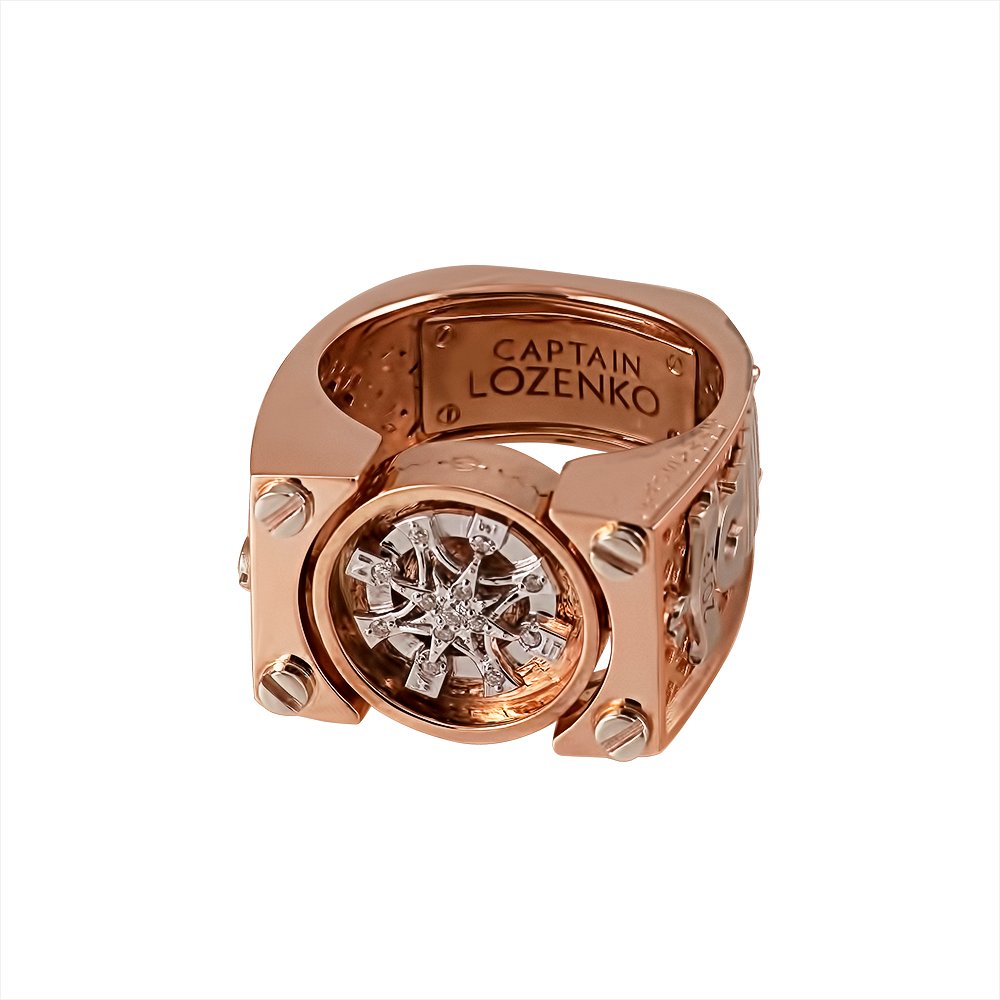 Men's signet "Triskelion" - Image 4