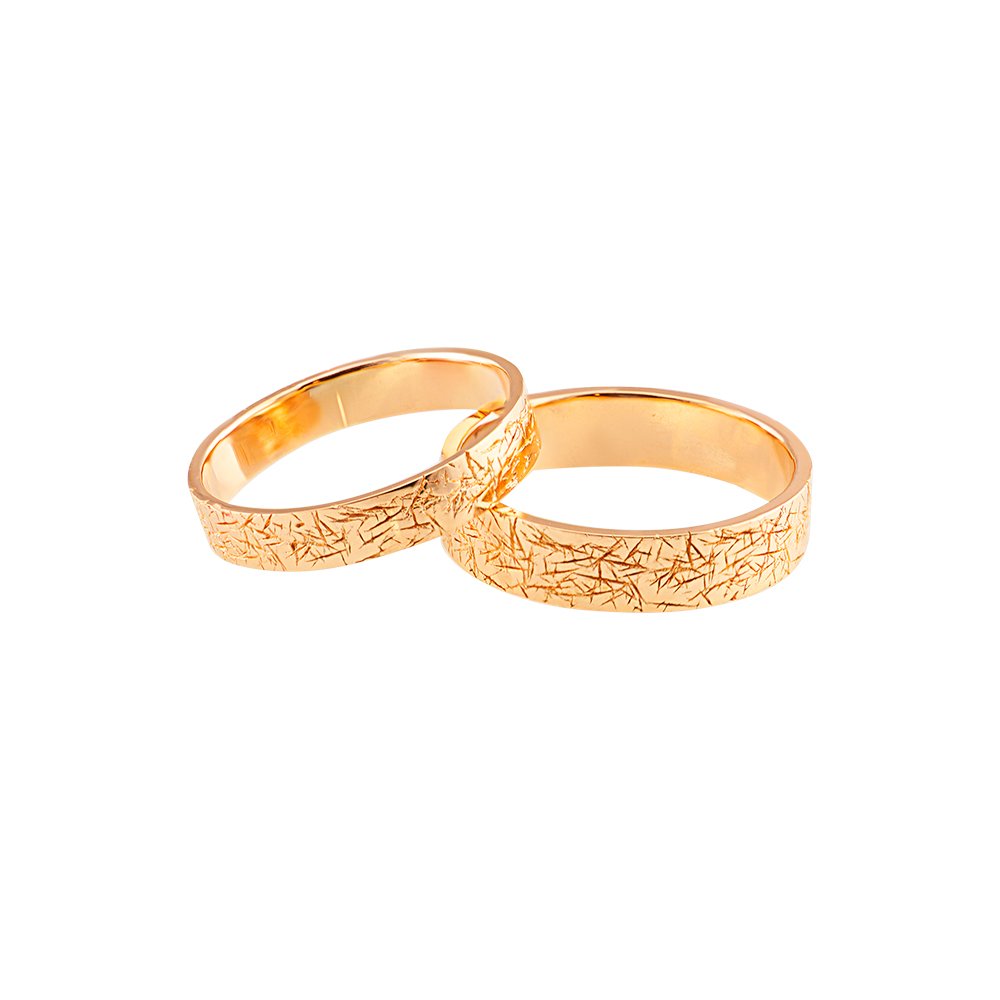 Obrączka ślubna "Dotyk serca" - obrazek 5